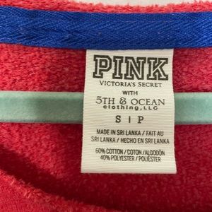 VS Pink with 5th Ocean Texas Rangers sweatshirt